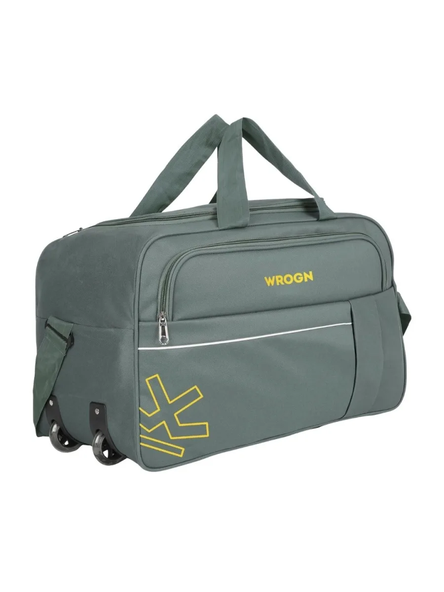 Green Wheeled Duffle Bag