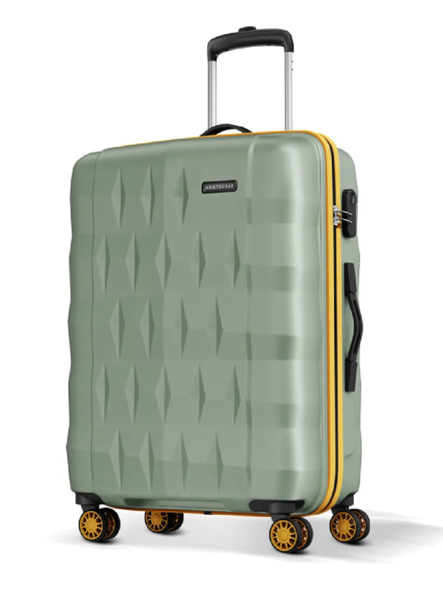 Sage Green Hardshell Trolley Suitcase