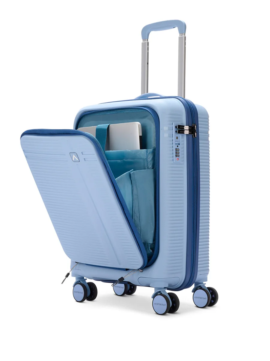 Blue Cabin Trolley Suitcase