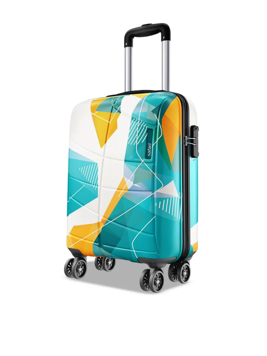 Multicolour Printed Trolley Bag