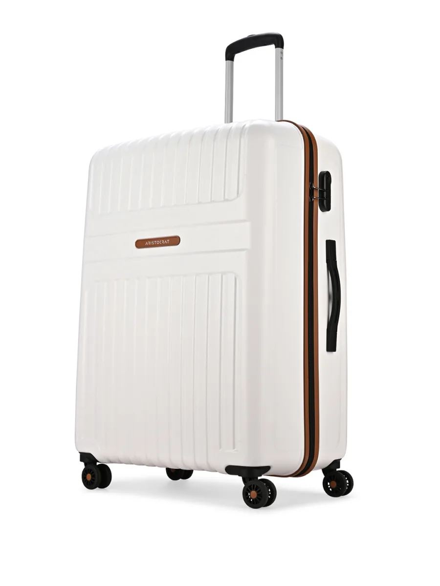 White Hardshell Trolley Bag