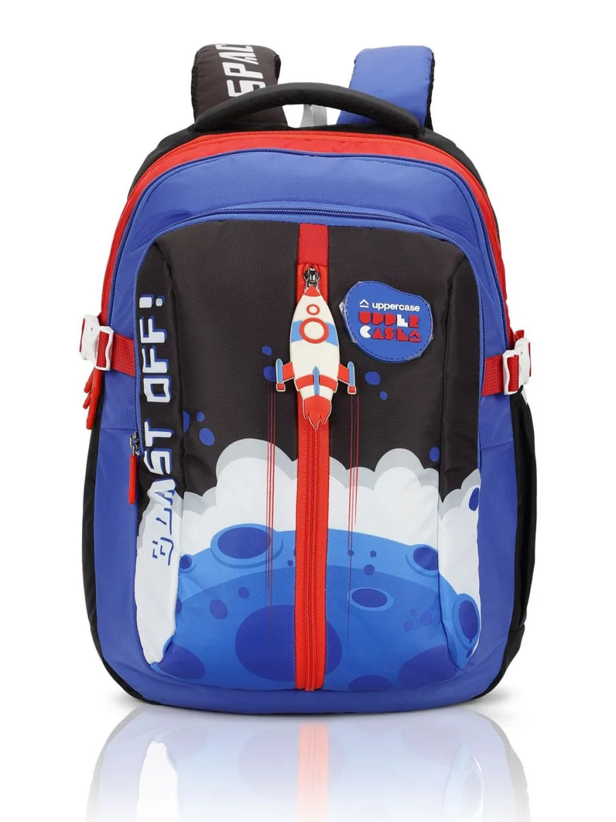 Blue Space Print Backpack