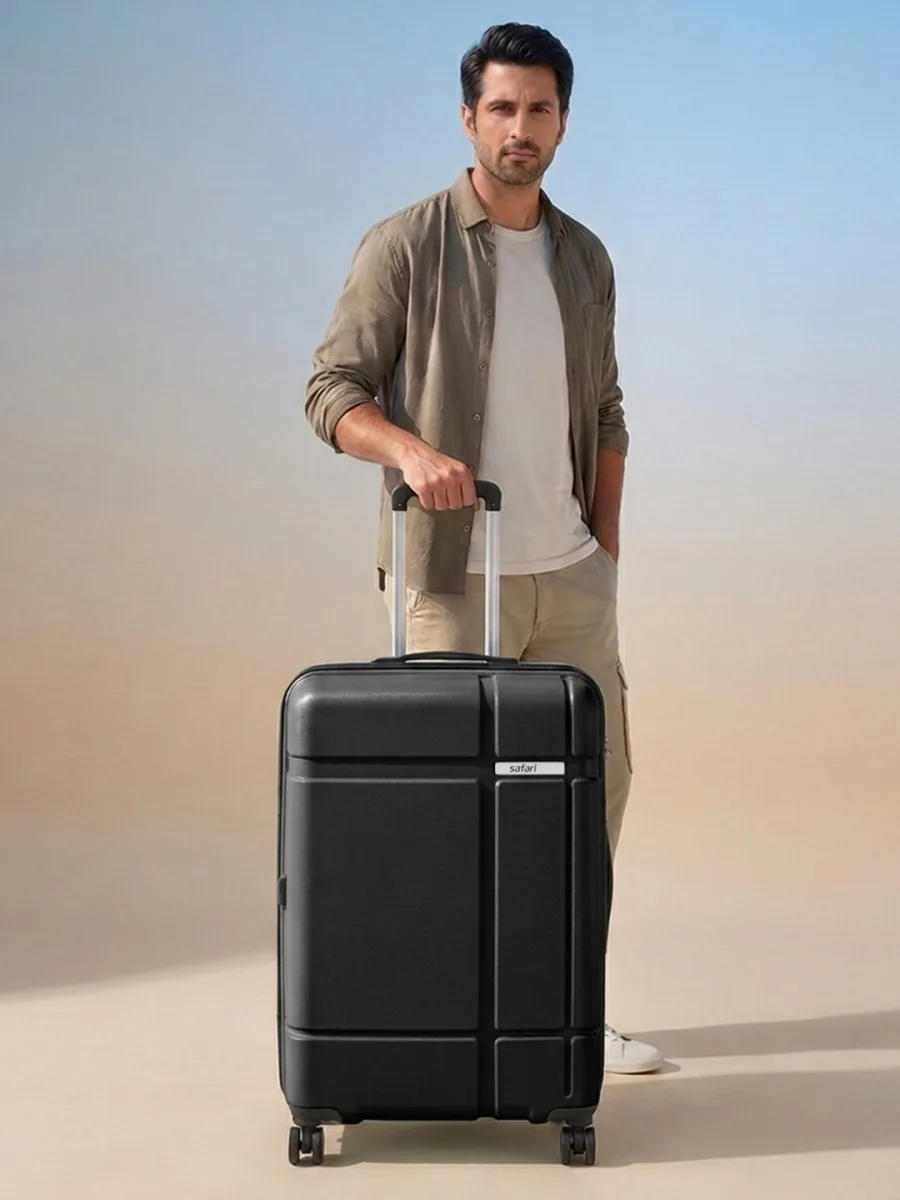 Black Hardshell Trolley Suitcase
