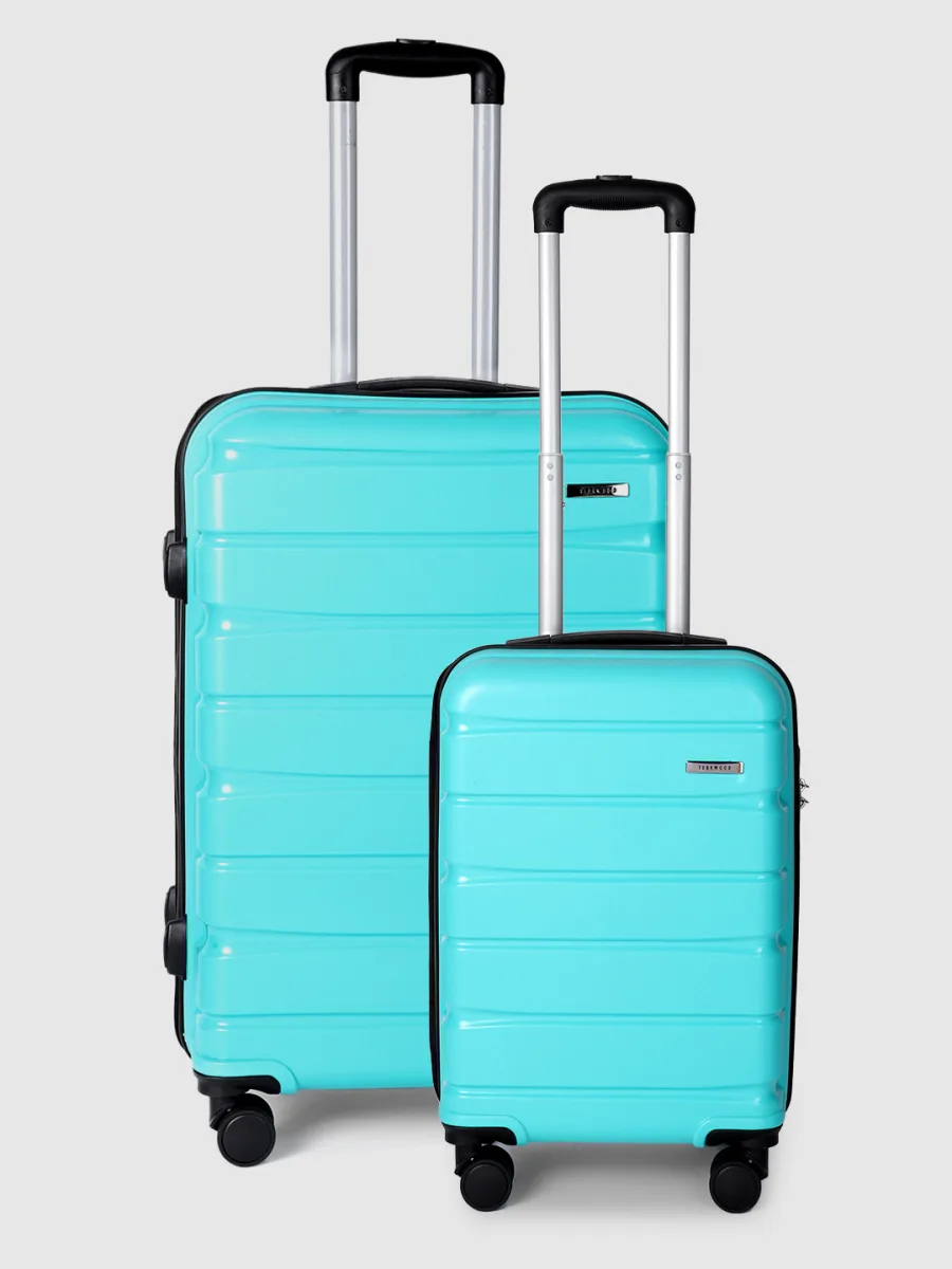 Turquoise Hardshell Luggage Set