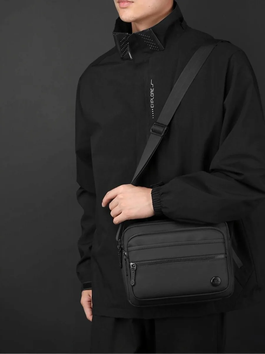 Black Structured Crossbody Bag