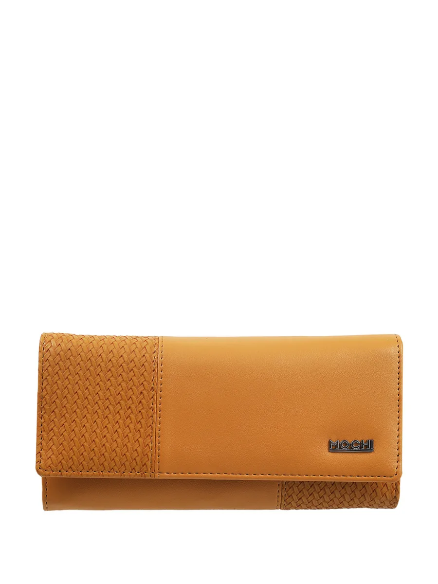 Tan Woven Wallet