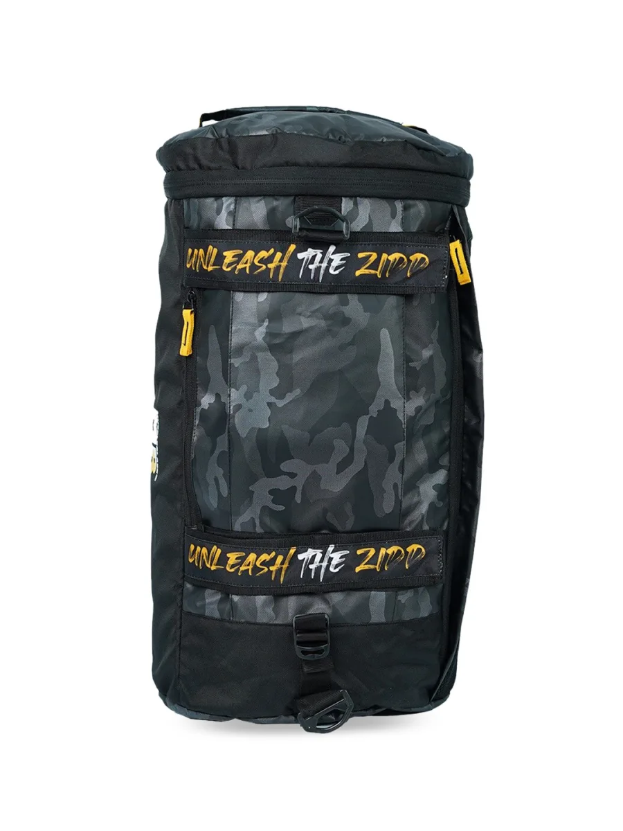 Black Camouflage Duffle Bag