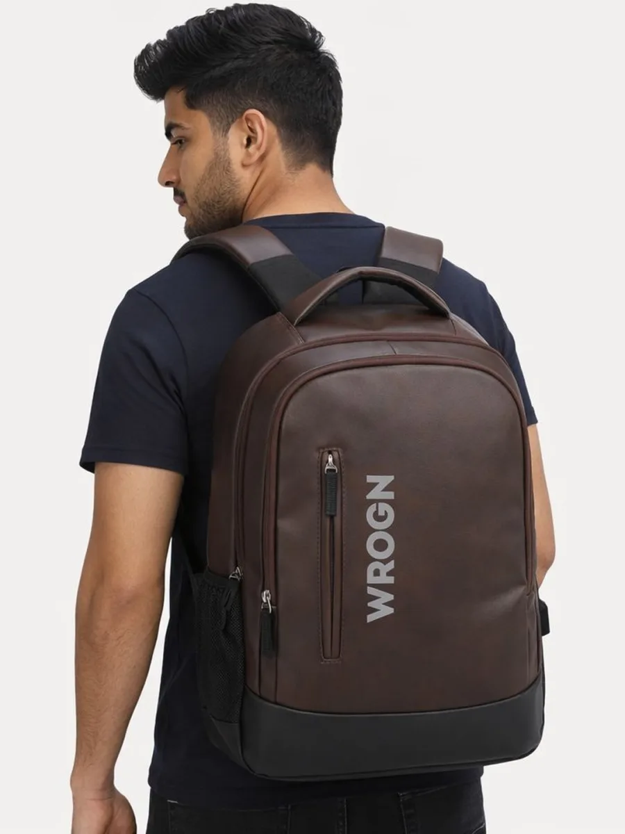 Brand Logo Backpack with USB Charging Port