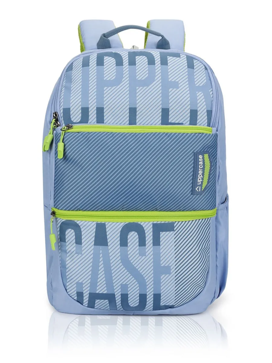 Blue Printed Backpack