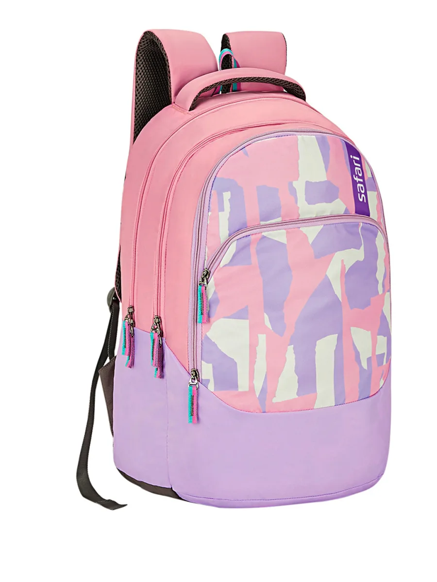 Pink Printed Backpack