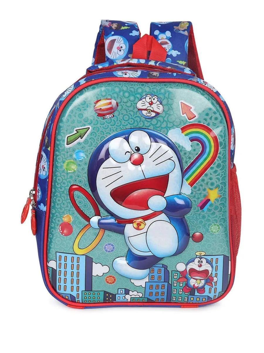 Blue Printed Kids Backpack