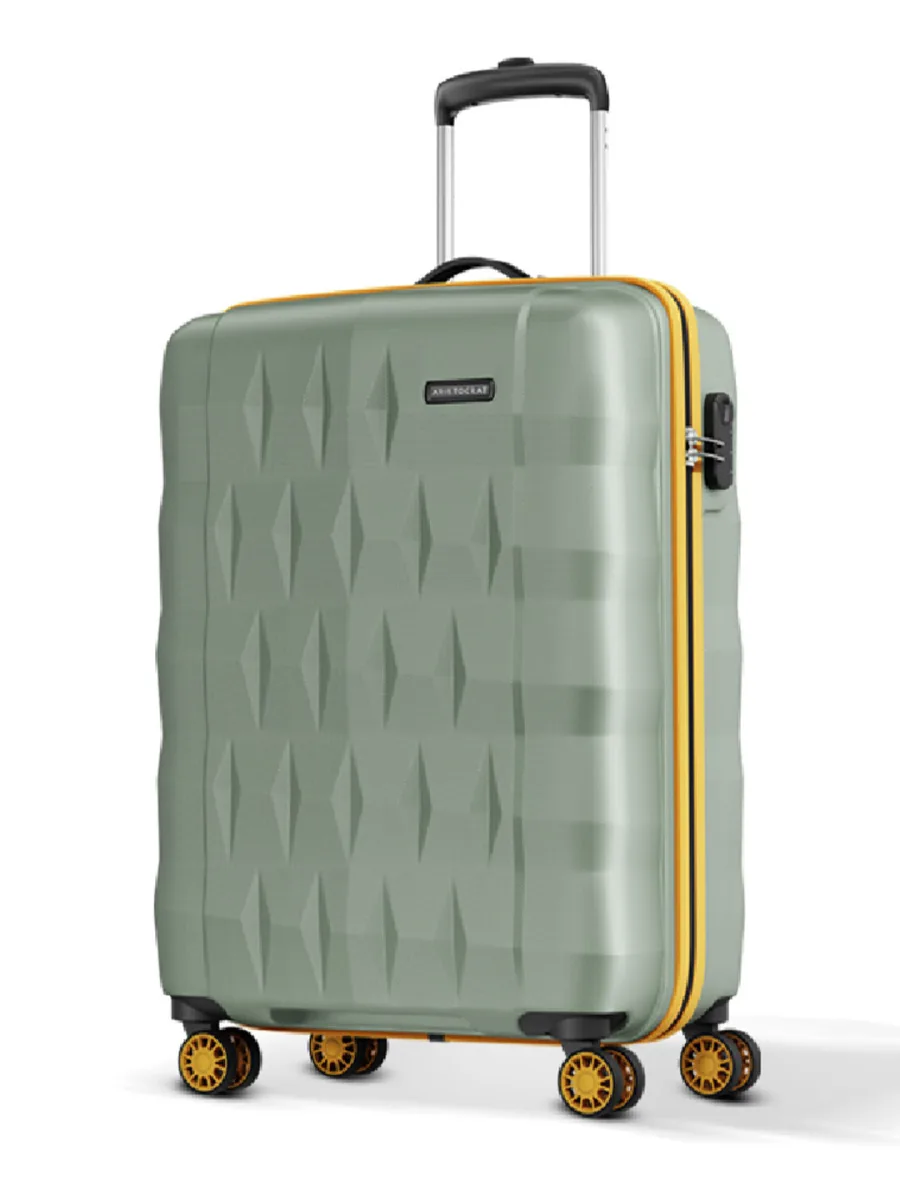 Green Hardshell Trolley Bag