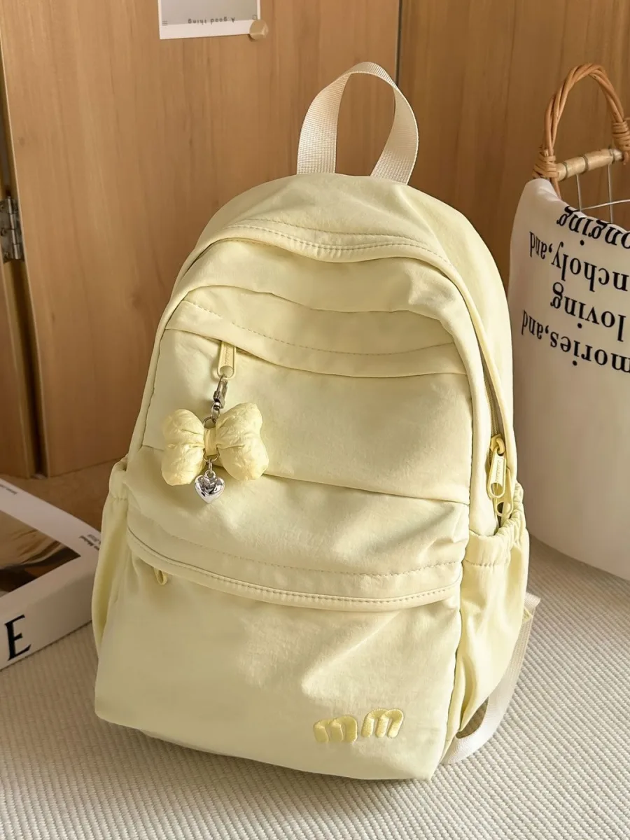Yellow Casual Backpack