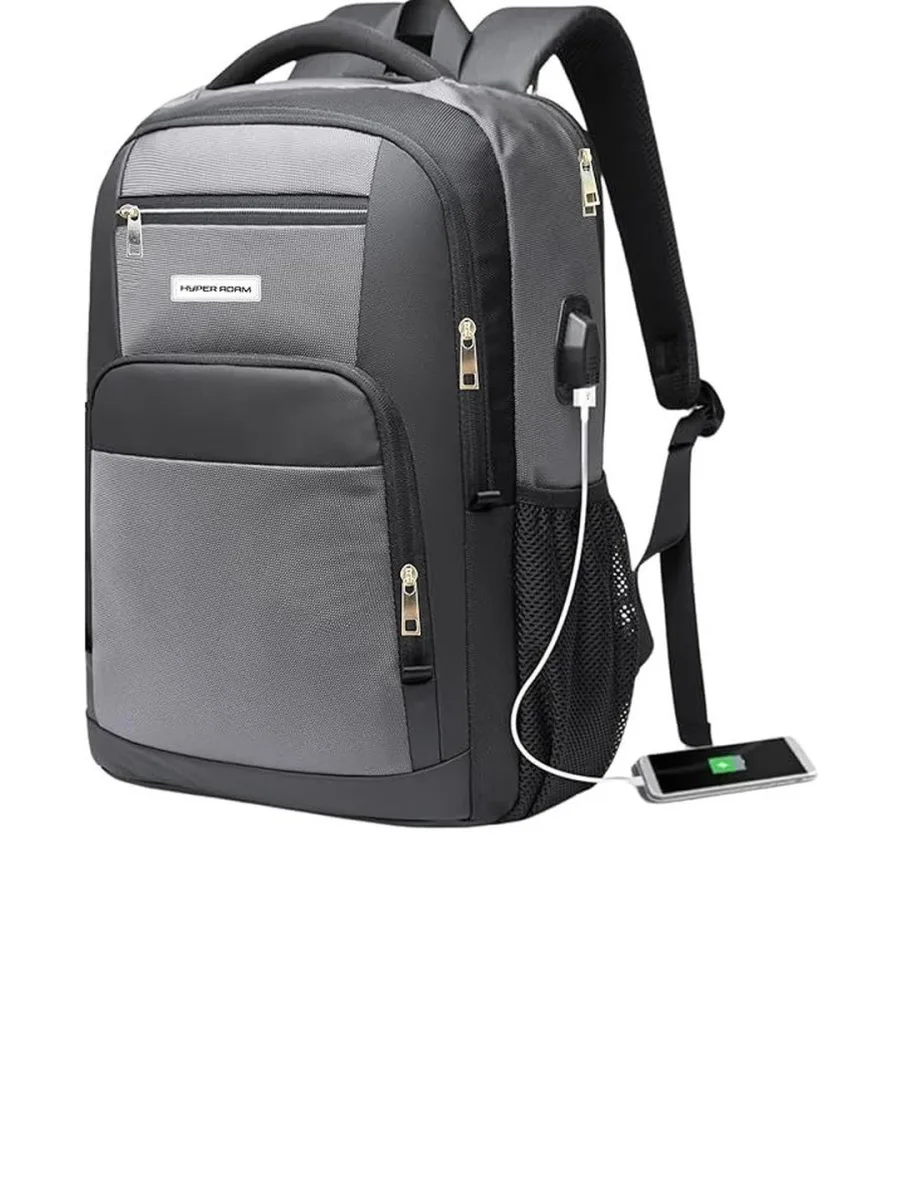 Grey Laptop Backpack