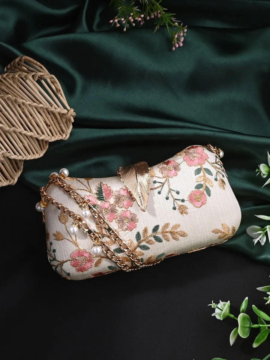 Embellished Box Clutch