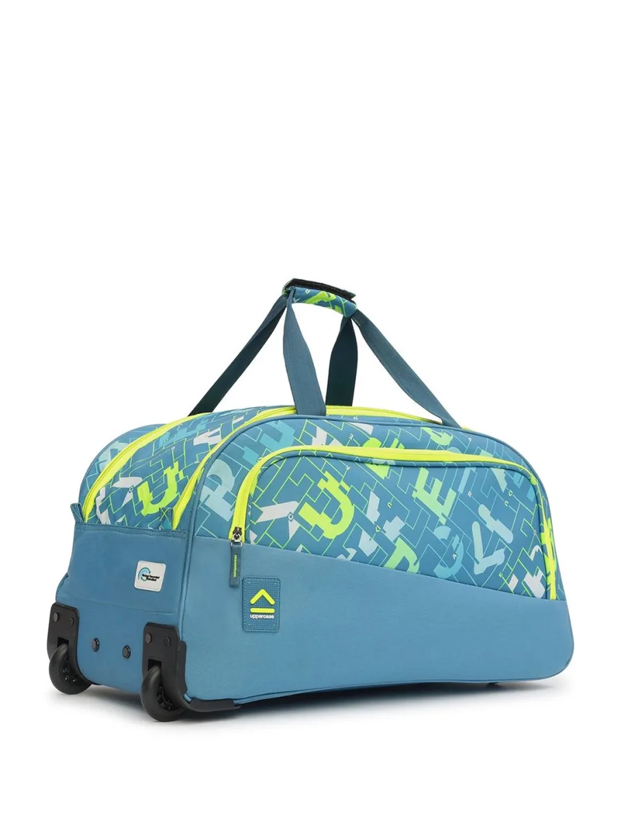 Printed Duffle Trolley Bag