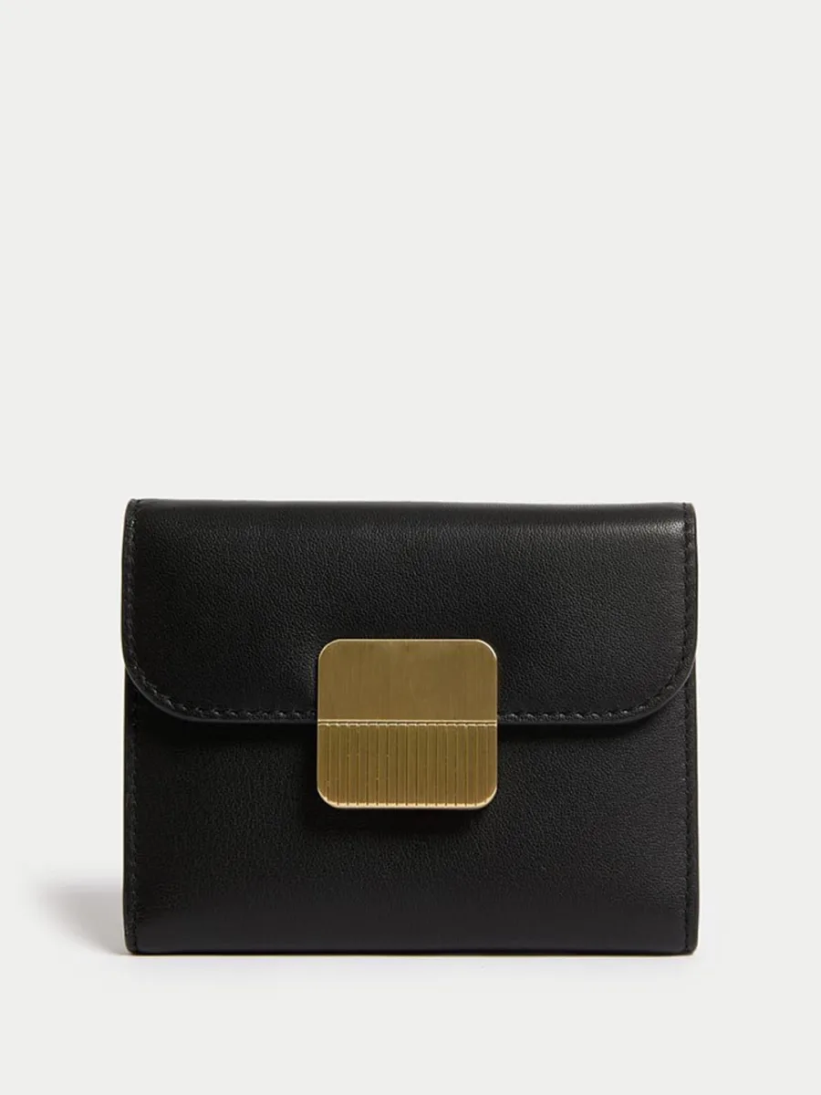 Black Structured Wallet