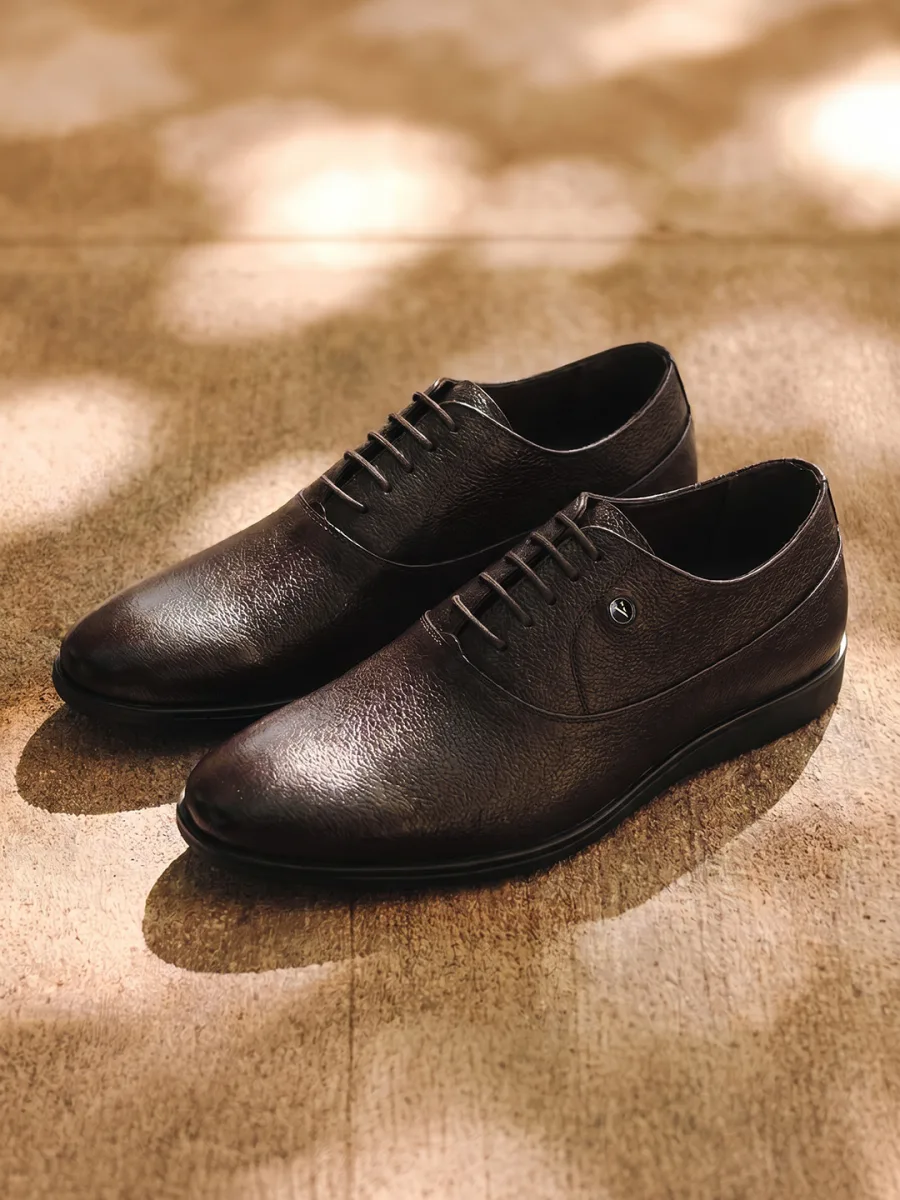 Brown Leather Formal Shoes