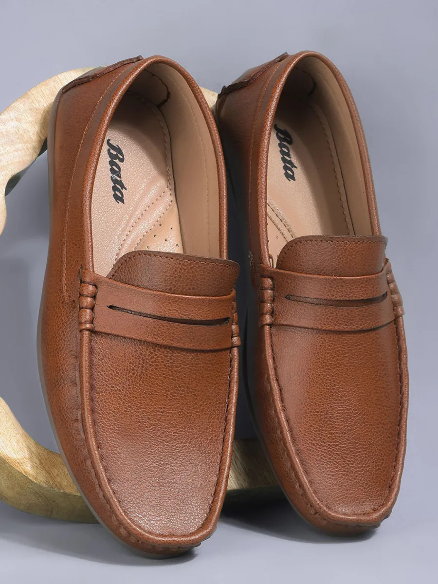 Tan Penny Loafers