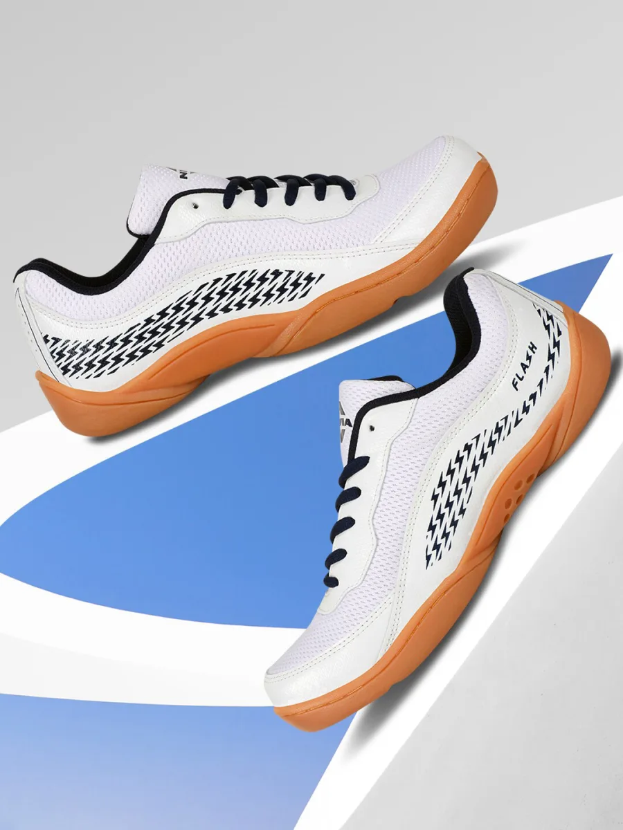 White Mesh Running Shoes
