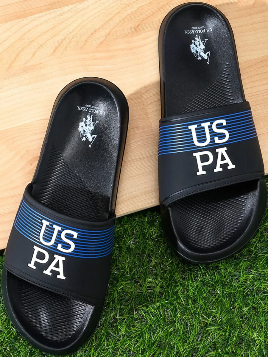 Black Slip-On Sliders