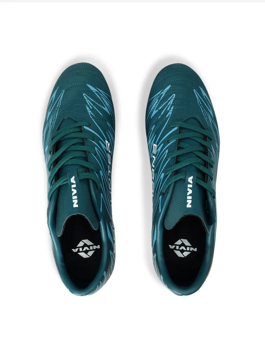 Teal Lace-Up Sneakers