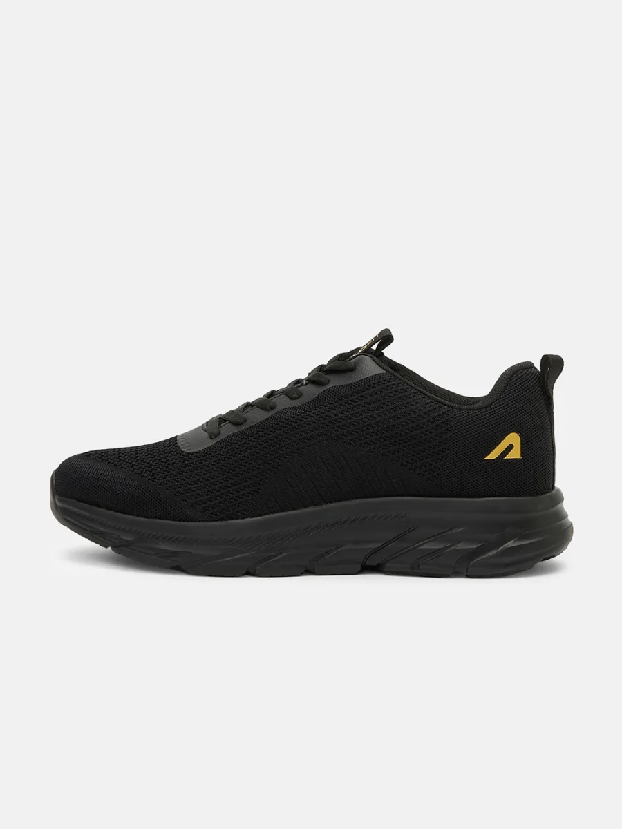 Black Mesh Running Shoes