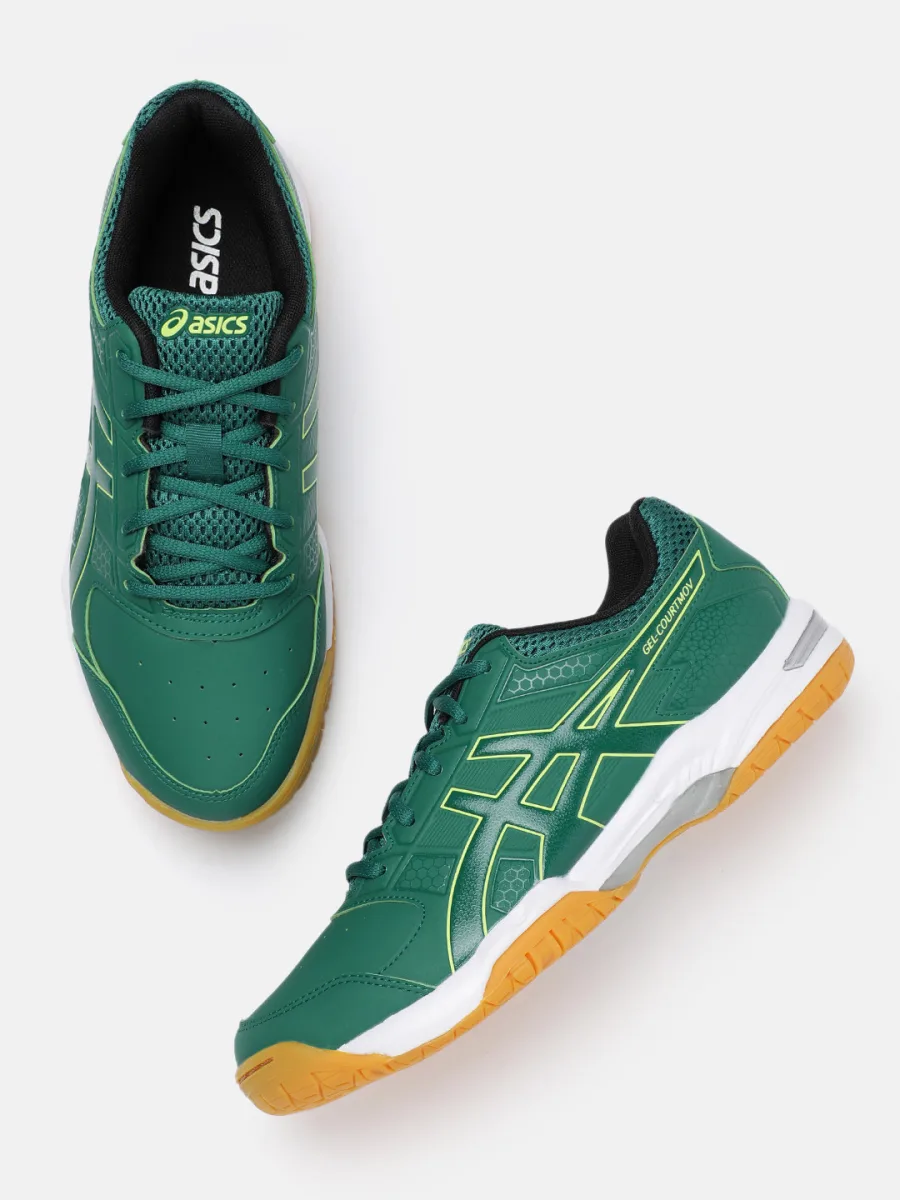 Green Lace-Up Sneakers