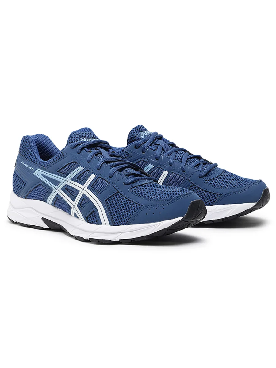Blue Mesh Running Shoes