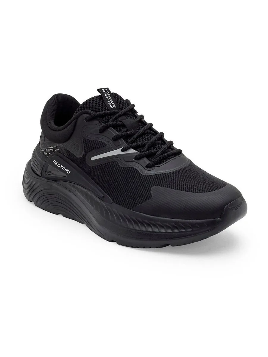 Black Mesh Running Shoes
