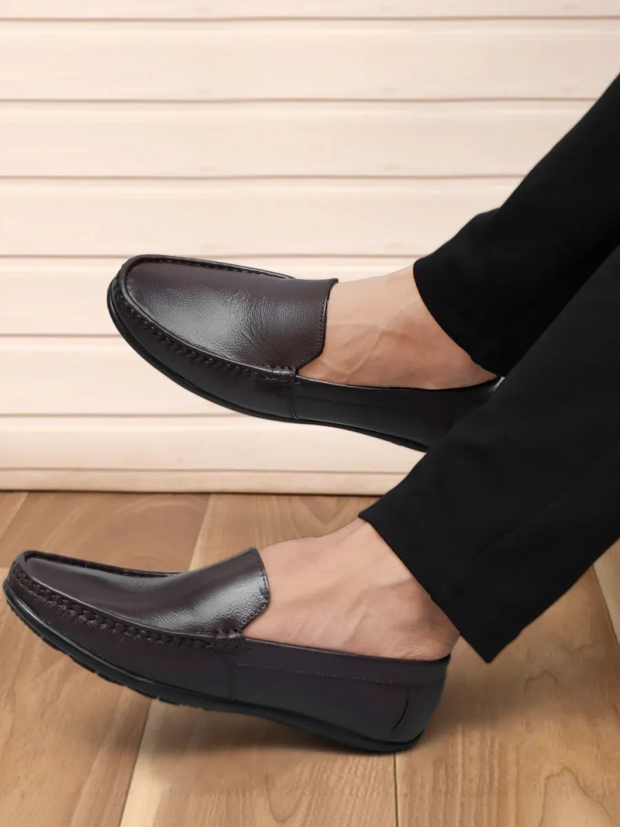 Brown Leather Loafers