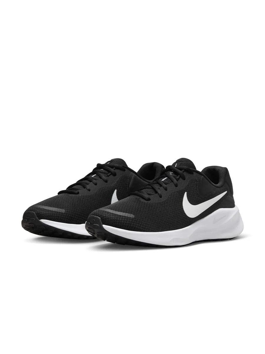 Black Mesh Running Shoes