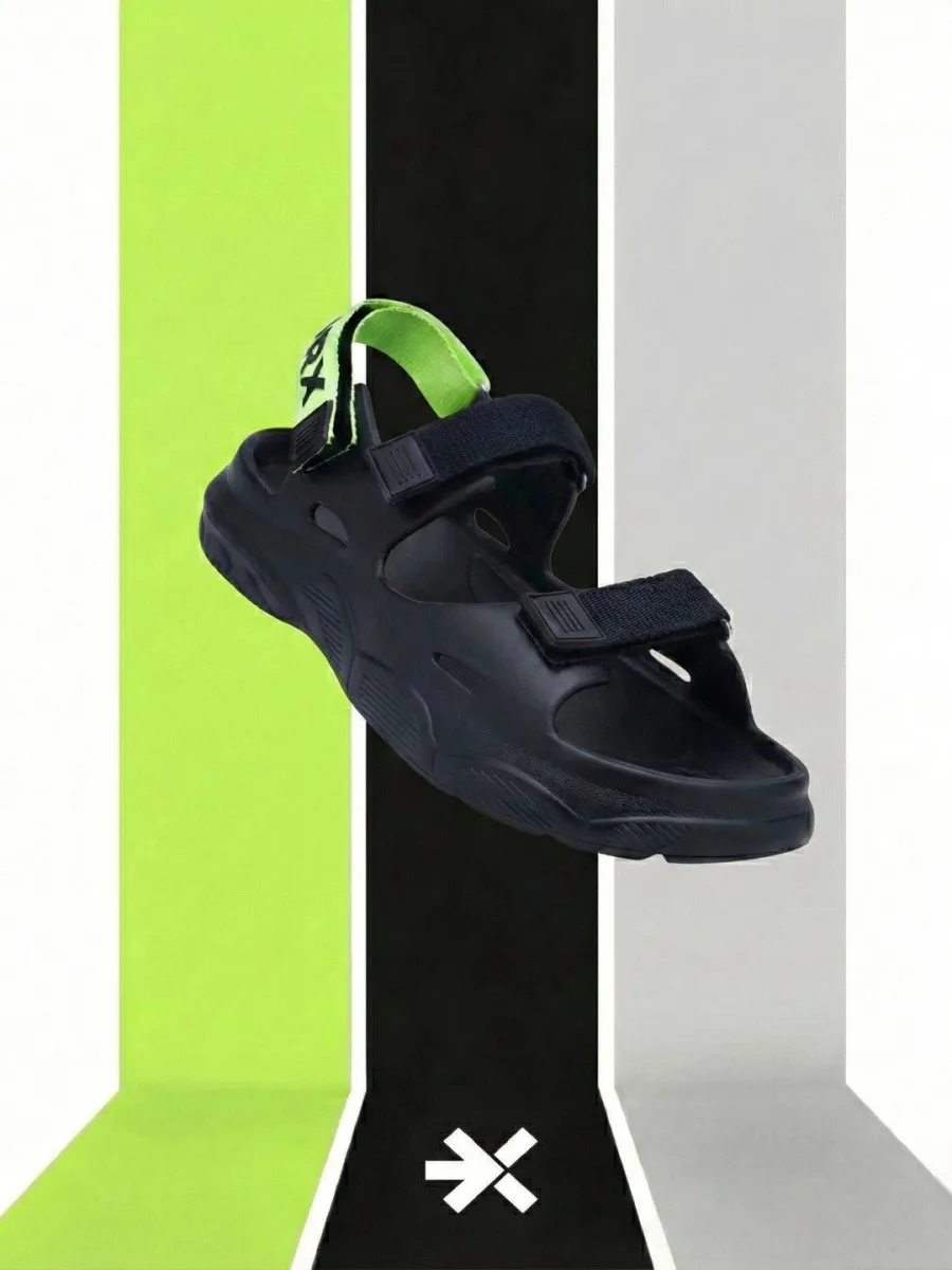Black Sports Sandals