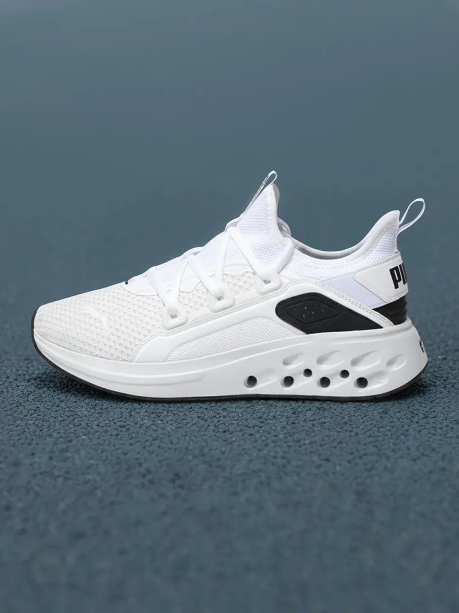 White Mesh Running Shoes
