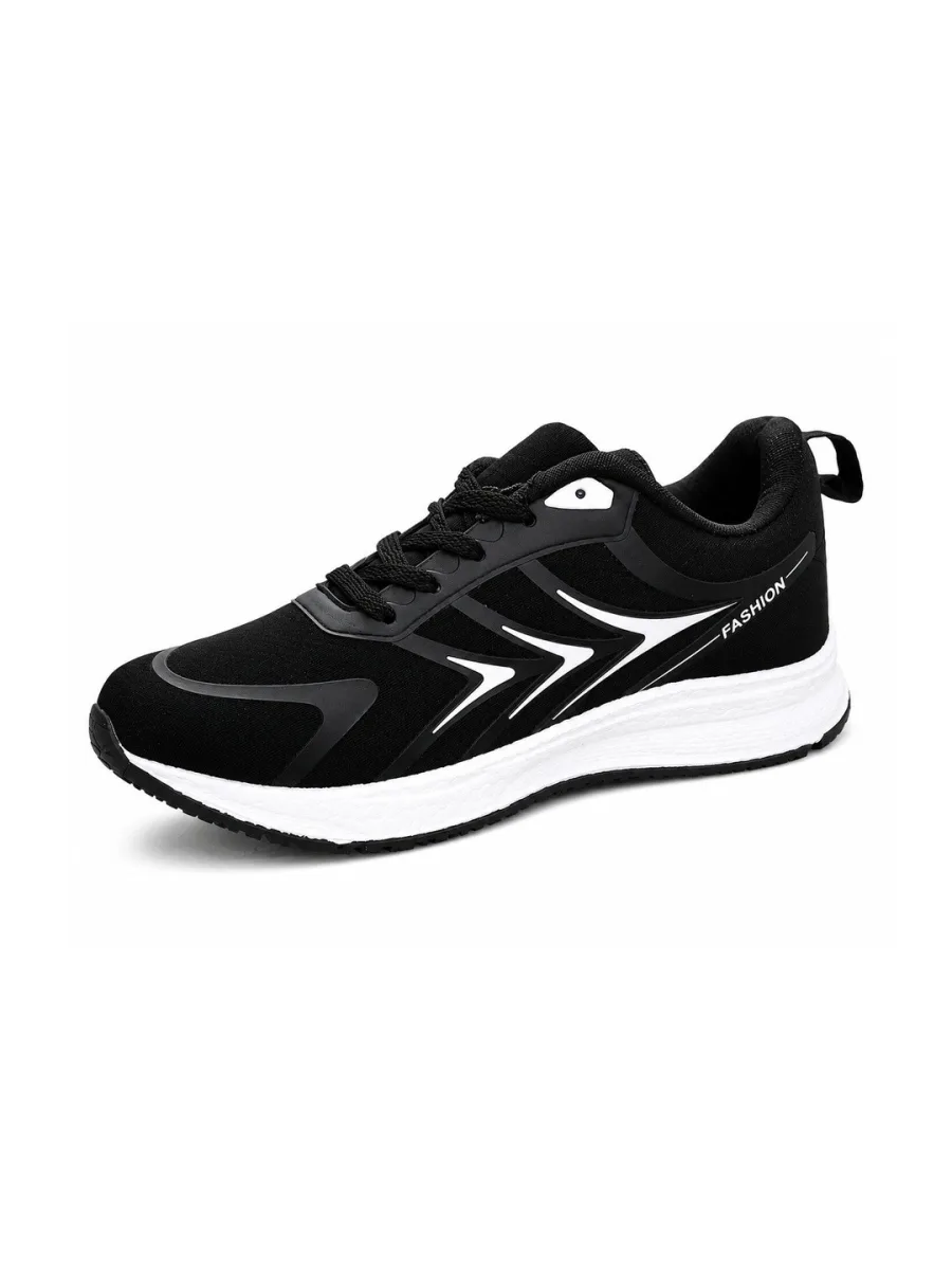 Black Mesh Running Shoes
