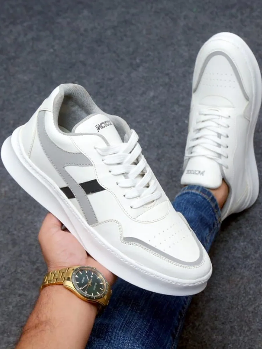 White Leather Sneakers