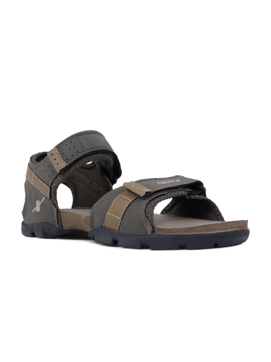 Olive Velcro Sports Sandals