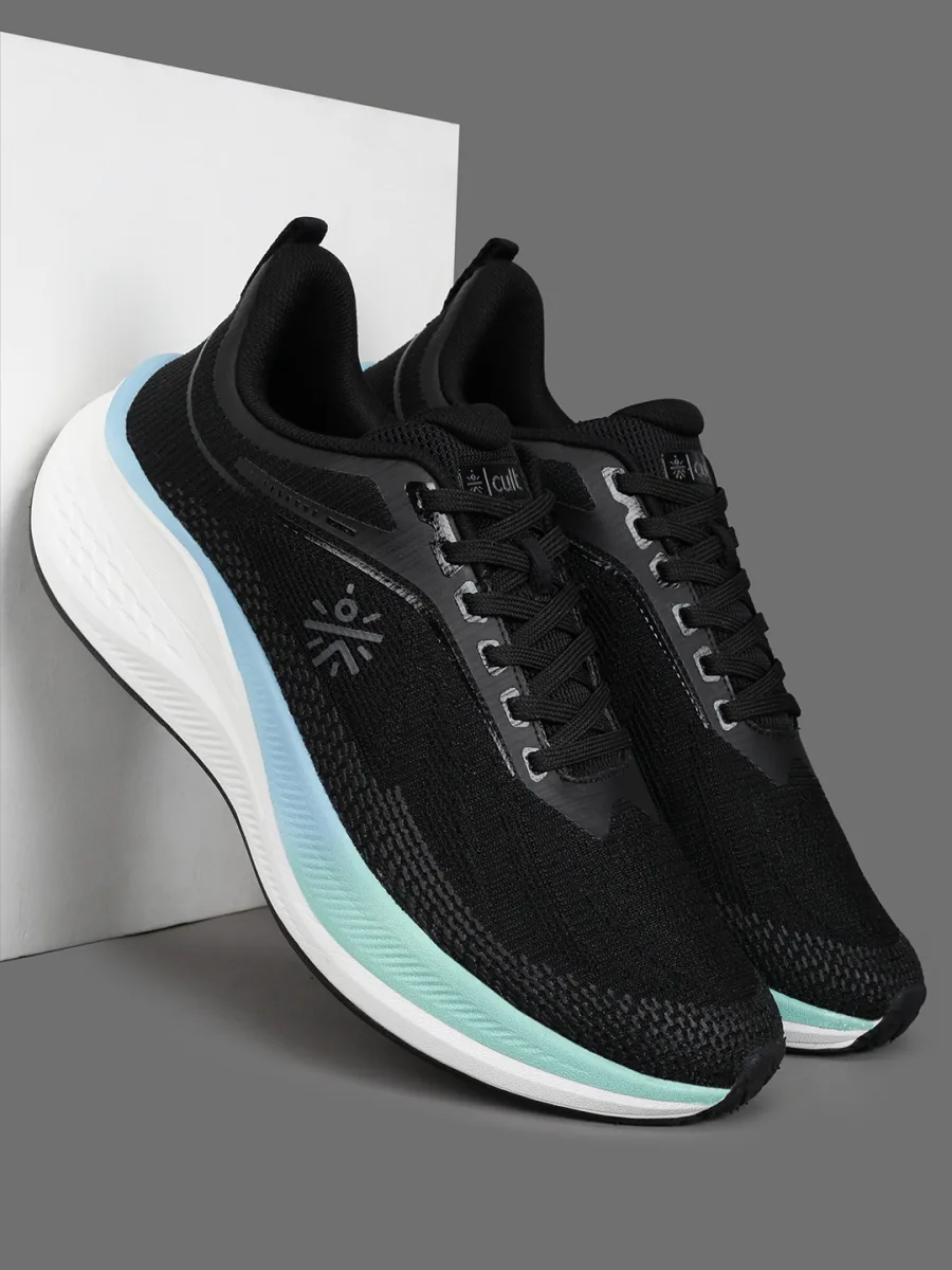 Black Mesh Running Shoes