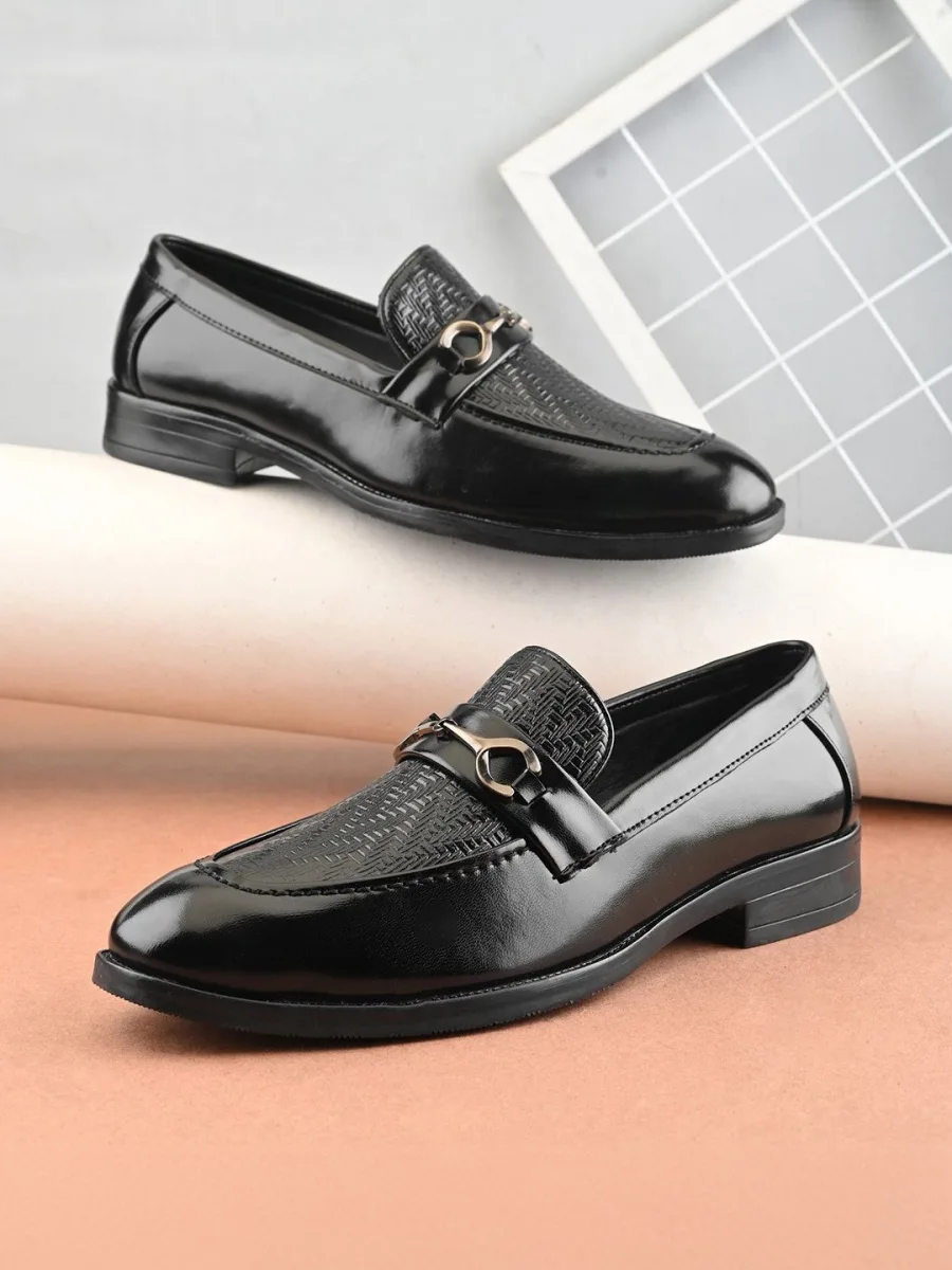 Black Slip-On Loafers