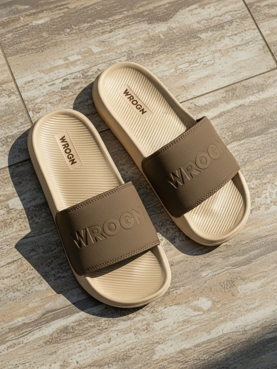 Brown Slip-On Sliders