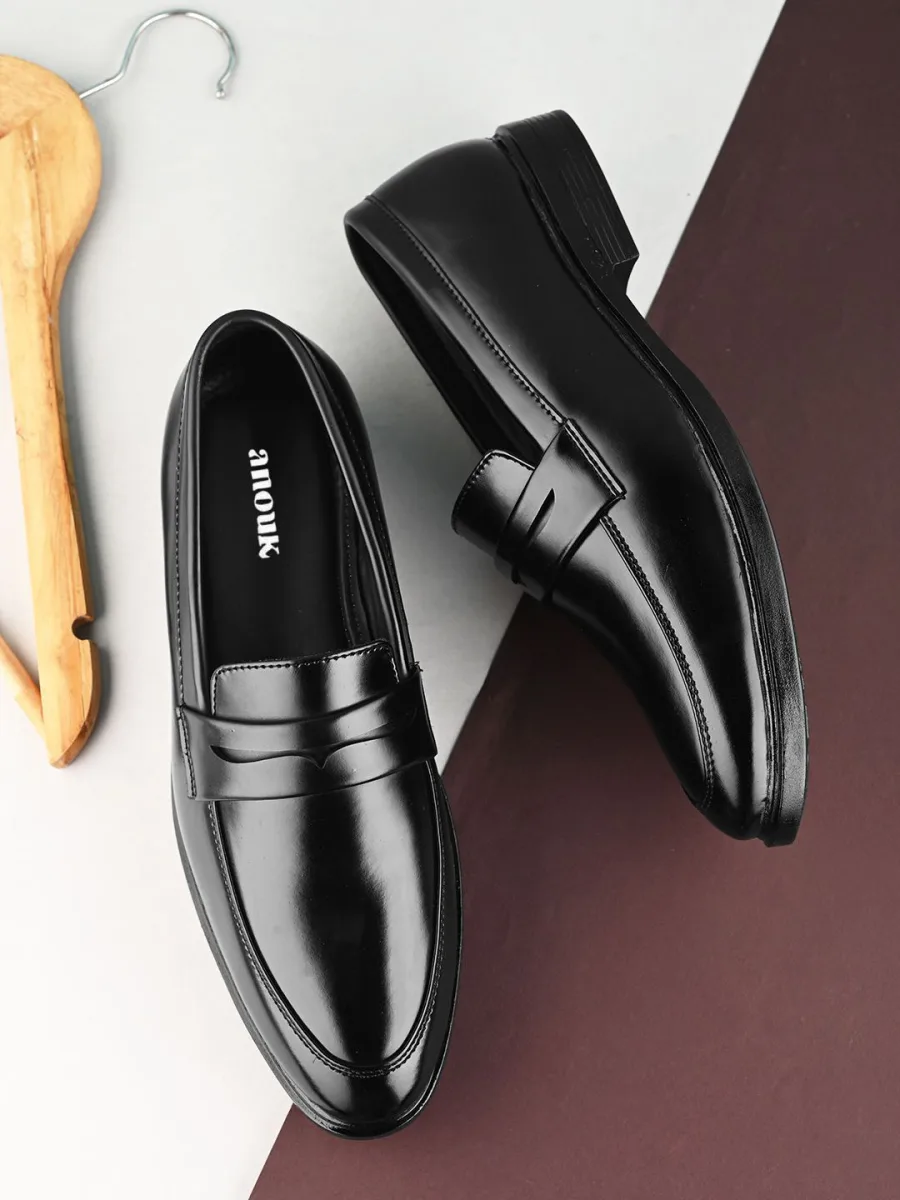 Black Penny Loafers