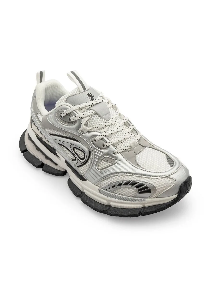 White Chunky Running Sneakers
