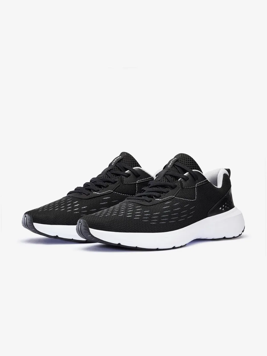 Black Mesh Running Shoes