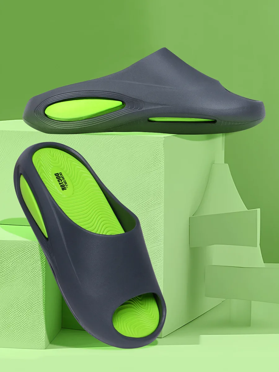 Navy Green Moulded Sliders