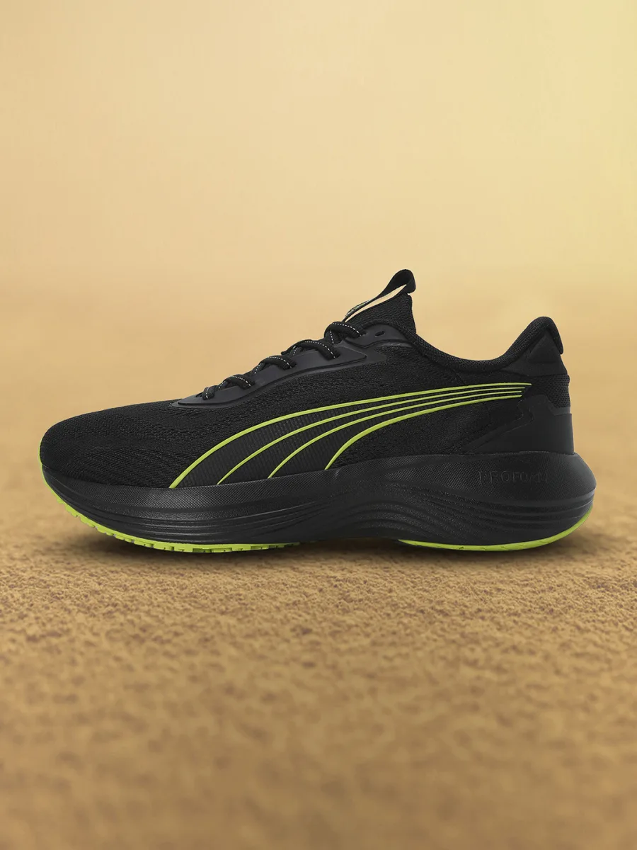 Black Neon Running Shoes