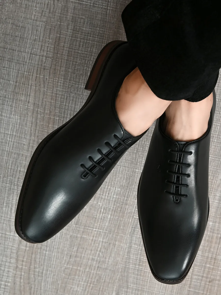 Black Leather Formal Shoes