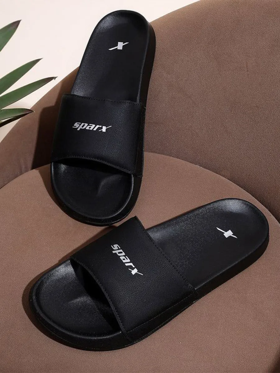 Black Slip-On Sliders