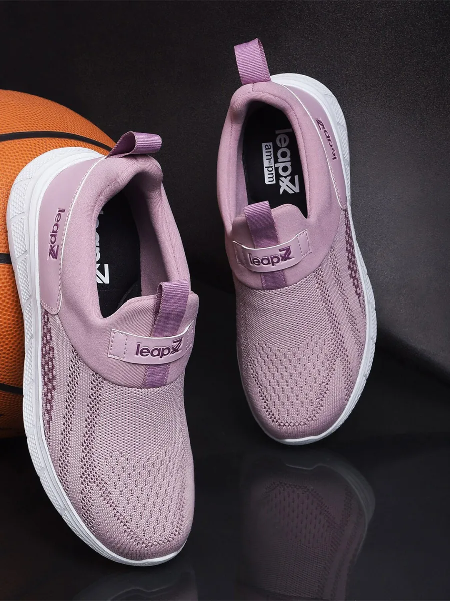 Mauve Slip-On Sneakers