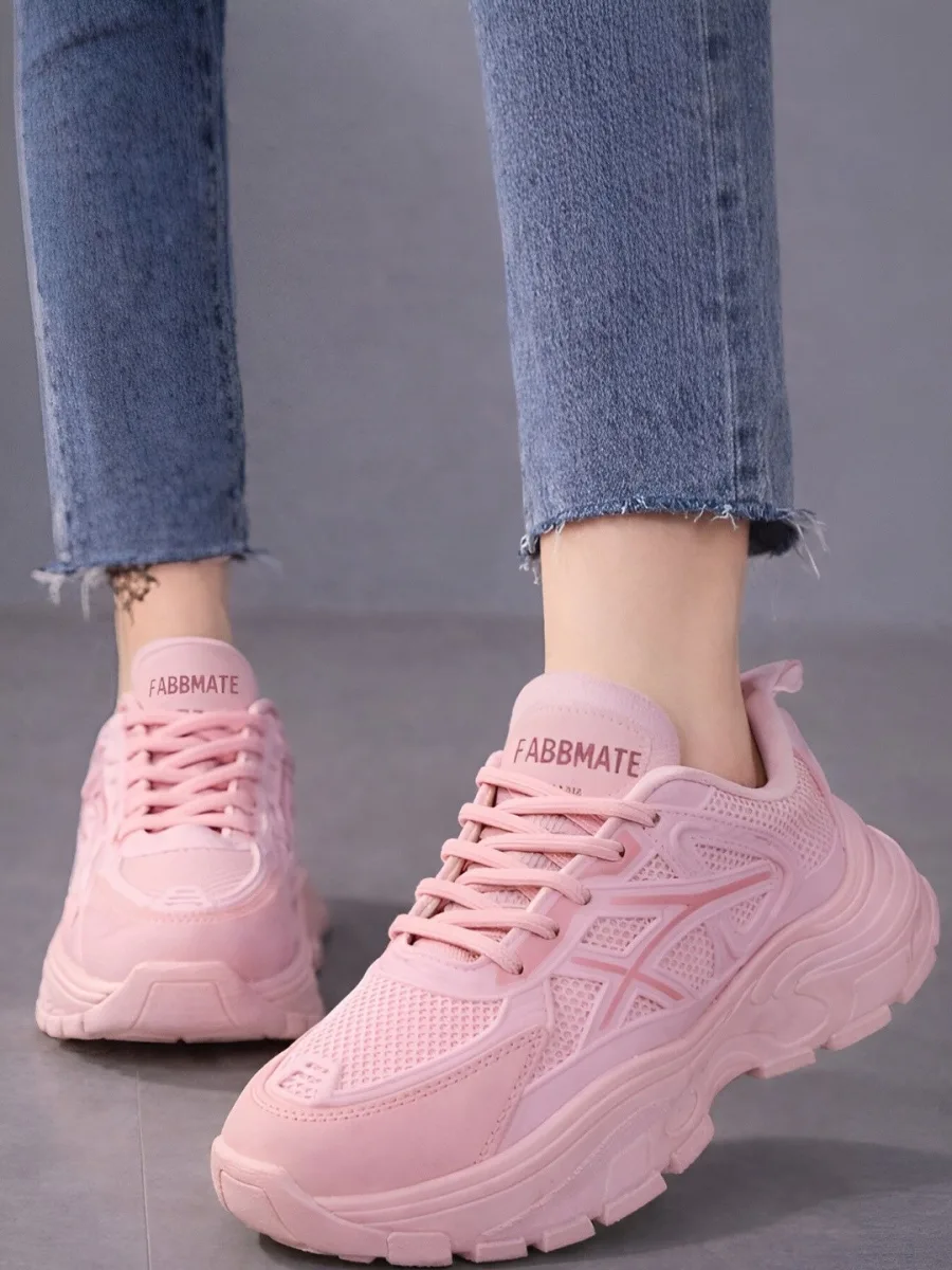 Pink Chunky Sneakers