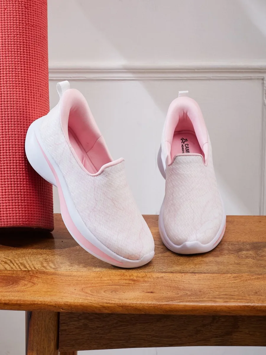 Pink Slip-On Sneakers